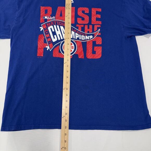 CHICAGO CUBS 2016 National League Champions Men's XL Short Sleeve Majestic MLB - Picture 4 of 9